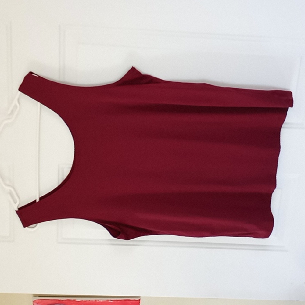 Tank top burgundy maroon p/XL christopher &banks - Picture 1 of 3